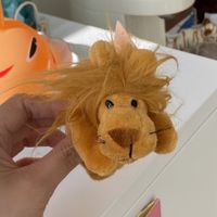 Stupid Cutie Cute Fried Fur Lion Plush Refrigerator Magnet Cartoon Animal Monkey Pig Magnet Sticker Rearview Mirror Doll Ornaments sku image 6