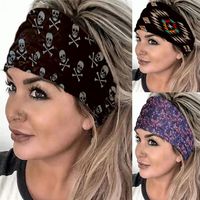 Basic Ditsy Floral Skull Milk Fiber Hair Band main image 6