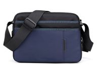 Men's Solid Color Polyester Zipper Shoulder Bag Crossbody Bag sku image 1