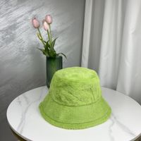 Women's Basic Solid Color Curved Eaves Bucket Hat sku image 1