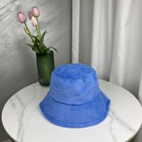 Women's Basic Solid Color Curved Eaves Bucket Hat sku image 9