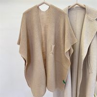 Women's Simple Style Solid Color Imitation Cashmere Shawl sku image 2