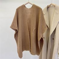 Women's Simple Style Solid Color Imitation Cashmere Shawl sku image 4