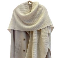 Women's Simple Style Solid Color Imitation Cashmere Shawl main image 4