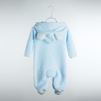 Classic Style Solid Color Cotton Baby Rompers sku image 6