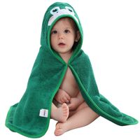 Cute Animal Solid Color Bamboo Fibre Spring Receiving Blanket Baby Accessories main image 2