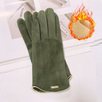 Men's Vintage Style Solid Color Gloves 1 Pair sku image 4