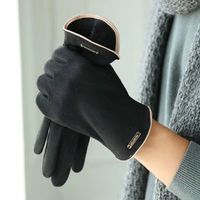 Men's Vintage Style Solid Color Gloves 1 Pair sku image 8