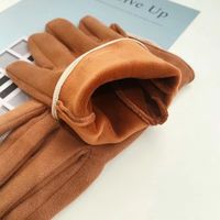 Men's Vintage Style Solid Color Gloves 1 Pair main image 2