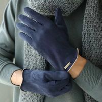 Men's Vintage Style Solid Color Gloves 1 Pair sku image 11