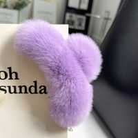 Simple Style Solid Color Rex Rabbit Fur Hair Claws sku image 51