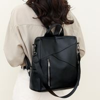 Solid Color Holiday Travel Women's Backpack main image 1