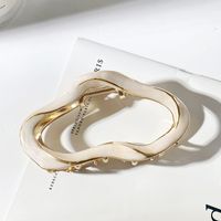 Women's Simple Style Solid Color Metal Hair Claws sku image 3