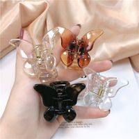 Retro Butterfly Arylic Stoving Varnish Hair Claws main image 3