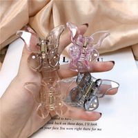 Retro Butterfly Arylic Stoving Varnish Hair Claws main image 6