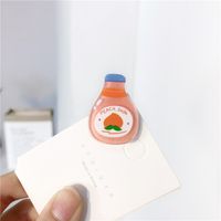 Simple Style Color Block Plastic Resin Printing Hair Clip sku image 6