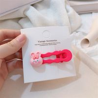 Cute Animal Plastic Hollow Out Hair Clip main image 3