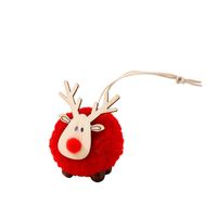 Christmas Cartoon Style Elk Wood Daily Festival Hanging Ornaments main image 5
