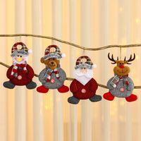 Christmas Cartoon Style Bear Deer Cloth Daily Festival Hanging Ornaments main image 5