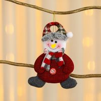 Christmas Cartoon Style Bear Deer Cloth Daily Festival Hanging Ornaments sku image 6
