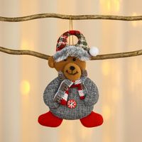 Christmas Cartoon Style Bear Deer Cloth Daily Festival Hanging Ornaments sku image 8