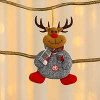 Christmas Cartoon Style Bear Deer Cloth Daily Festival Hanging Ornaments sku image 7