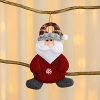 Christmas Cartoon Style Bear Deer Cloth Daily Festival Hanging Ornaments sku image 5