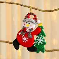 Christmas Cartoon Style Bear Deer Cloth Daily Festival Hanging Ornaments sku image 14