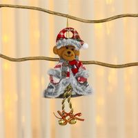 Christmas Cartoon Style Bear Deer Cloth Daily Festival Hanging Ornaments sku image 24