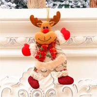 Christmas Cartoon Style Bear Deer Cloth Daily Festival Hanging Ornaments sku image 19