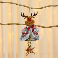 Christmas Cartoon Style Bear Deer Cloth Daily Festival Hanging Ornaments sku image 23