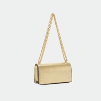 Women's Small All Seasons Pu Leather Solid Color Classic Style Square Magnetic Buckle Shoulder Bag sku image 1