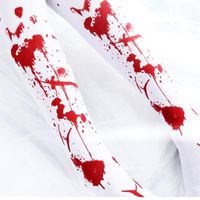 Unisexo Gracioso Estilo De Moda Manchas De Sangre Guantes Calcetas 1 Par main image 3