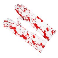 Unisexo Gracioso Estilo De Moda Manchas De Sangre Guantes Calcetas 1 Par sku image 2