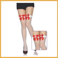 Women's Retro Exaggerated Color Block Cloth Over The Knee Socks A Pair sku image 16