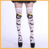 Women's Retro Exaggerated Color Block Cloth Over The Knee Socks A Pair sku image 18