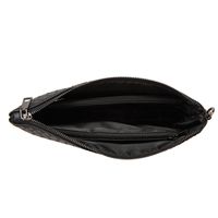 Men's Stripe Pu Leather Zipper Clutch Bag main image 4