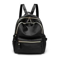 Solid Color Casual Daily Women's Backpack sku image 1