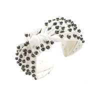 Elegant Luxurious Irregular Cloth Inlay Artificial Pearls Hair Band main image 5