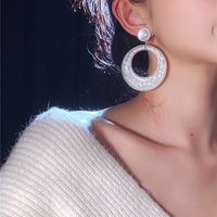 1 Pair Elegant Streetwear Geometric Arylic Earrings main image 5