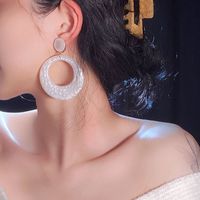 1 Pair Elegant Streetwear Geometric Arylic Earrings main image 3