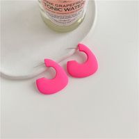 Wholesale Jewelry Cute Solid Color Arylic Earrings main image 4