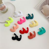 Wholesale Jewelry Cute Solid Color Arylic Earrings main image 3