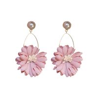 1 Pair Japanese Style Flower Cloth Drop Earrings main image 5