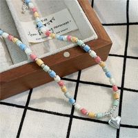 Sweet Heart Shape Beaded Beaded Women's Bracelets Necklace main image 2