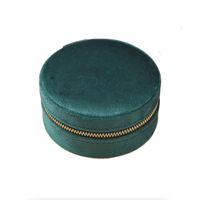 Simple Style Solid Color Velvet Jewelry Boxes main image 2
