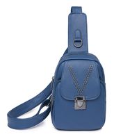 Women's Vacation Streetwear Sports Solid Color Pu Leather Waist Bags sku image 3