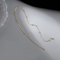 Lässig Elegant Süss Runden Sterling Silber Überzug Vergoldet Versilbert Halskette sku image 2