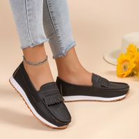 Women's Casual Solid Color Round Toe Flats sku image 1