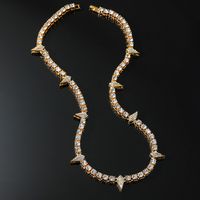 Classic Style Geometric Alloy Inlay Rhinestones Men's Bracelets Necklace main image 4